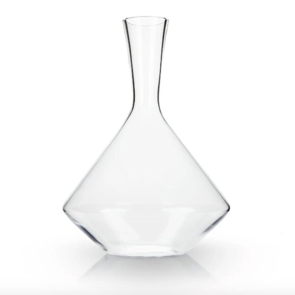 Viski Raye Angled Decanter Crystal Wine Decanter - Picture 2 of 9
